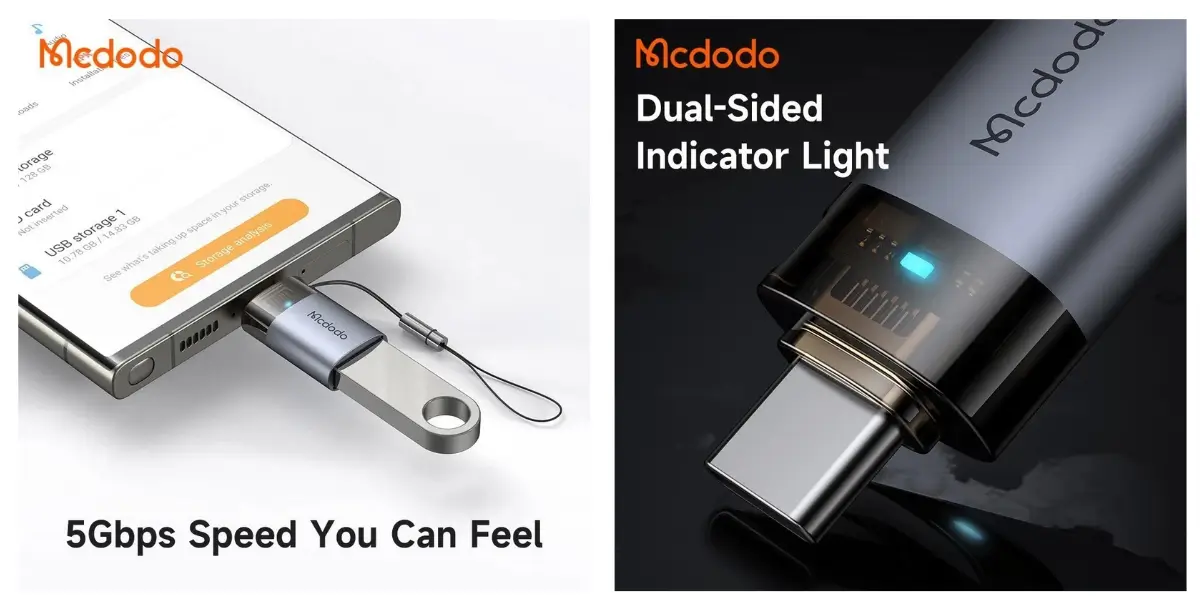 Mcdodo OT-740 USB-C OTG Adapter for Smartphones & Tablets - image 2 Mcdodo OT-740 USB-C OTG Adapter for Smartphones & Tablets - image 2