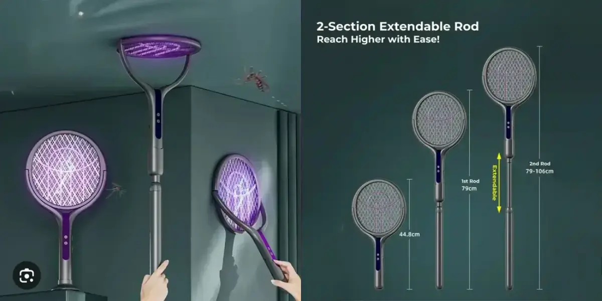 Xiaomi Qualitell L3 Rechargeable Mosquito Swatter 2800V - image 2