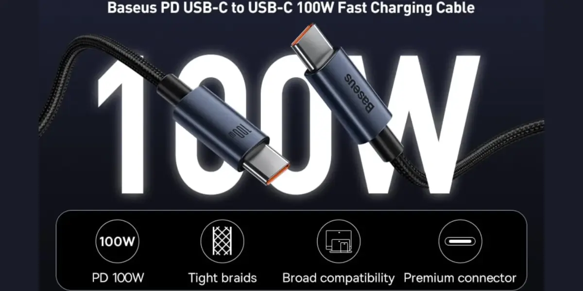 Baseus 100W Type-C to Type-C Fast Charging Cable