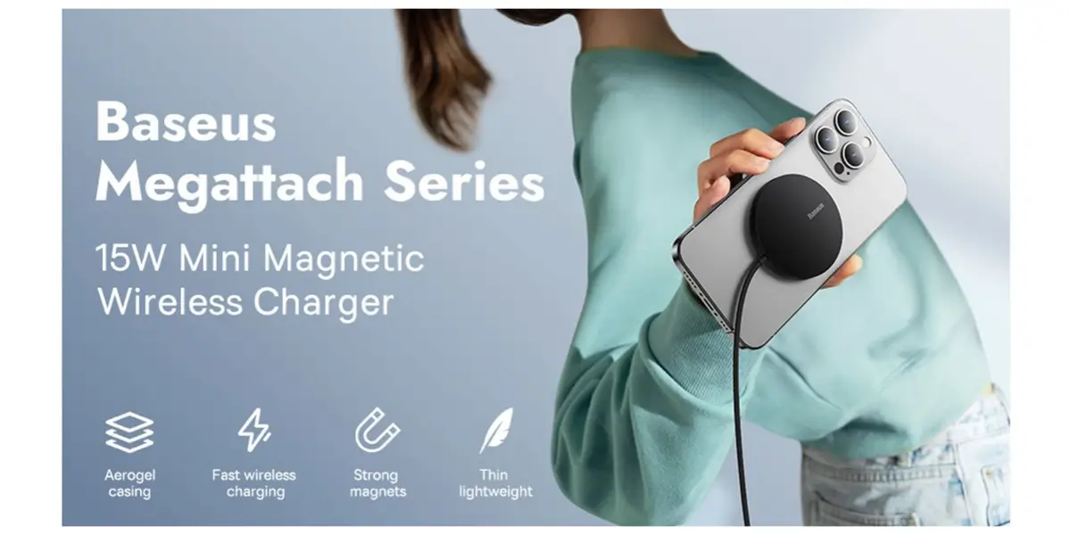 Baseus Simple Mini 3 15W Magnetic Wireless Charger - image 2 Baseus Simple Mini 3 15W Magnetic Wireless Charger - image 2