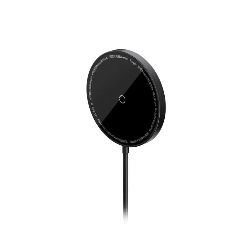 Baseus Simple Mini 3 magnetic wireless charger front view Baseus Simple Mini 3 magnetic wireless charger front view