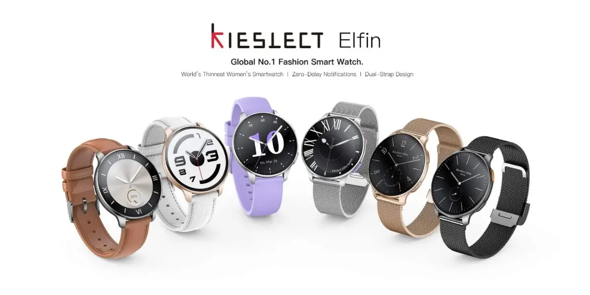 Kieslect Elfin AMOLED Smart Watch with SpO2 Tracking - image 2 Kieslect Elfin AMOLED Smart Watch with SpO2 Tracking - image 2