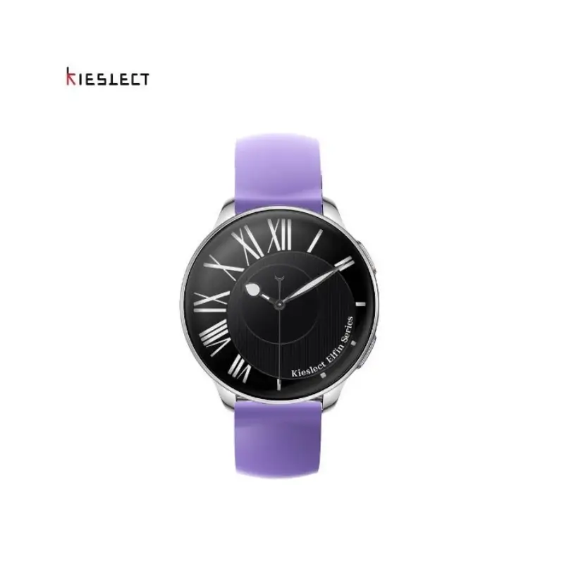 Kieslect Elfin smart watch front view with AMOLED display