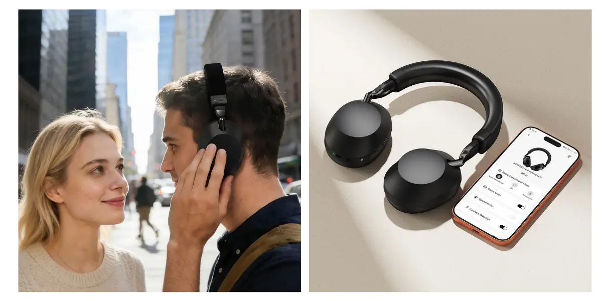 ACEFAST H14 Wireless Hybrid ANC Headset
