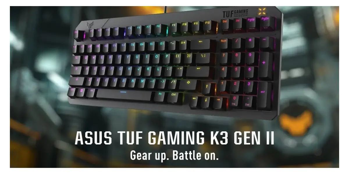 ASUS TUF Gaming K3 Gen II Wired RGB Mechanical Keyboard - image 2