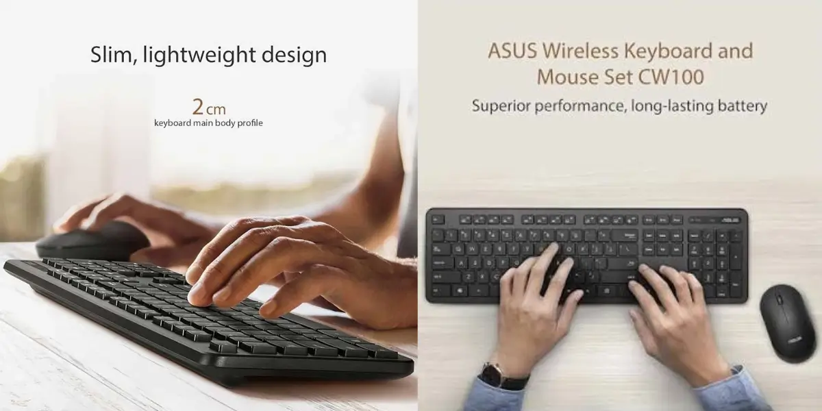 Asus CW100 Wireless Keyboard and Mouse Combo