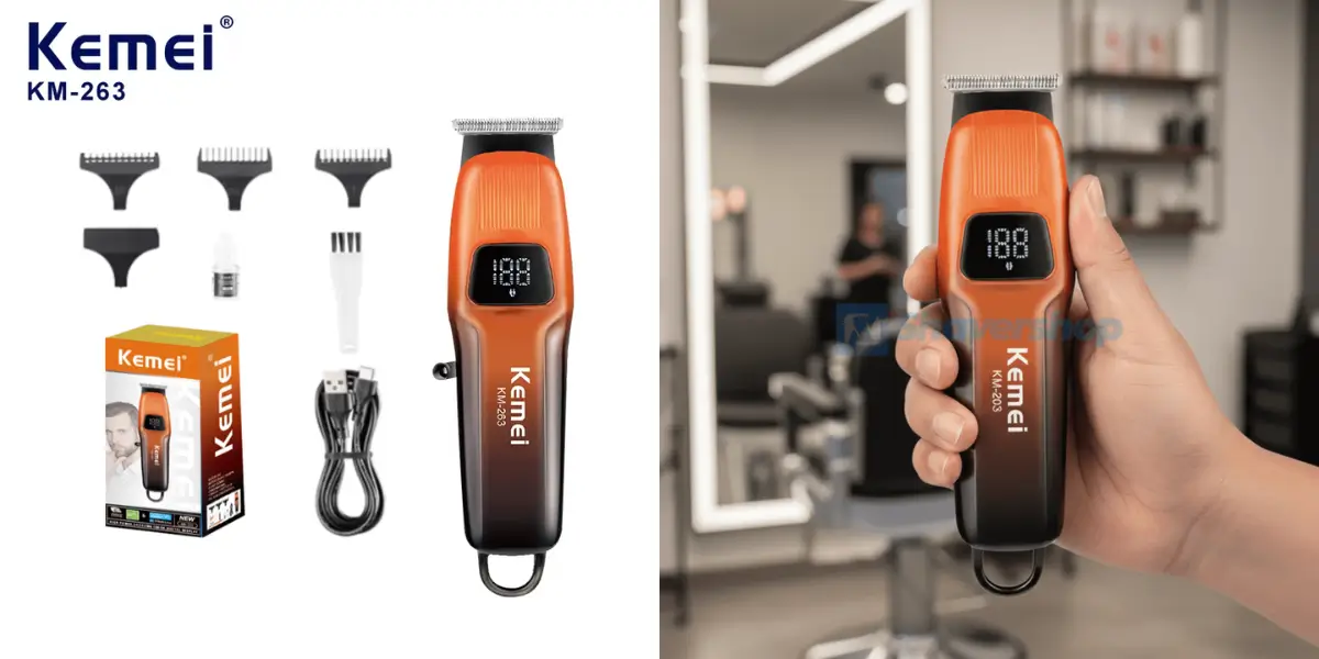 Kemei KM-263 Hair Trimmer for Precision Grooming