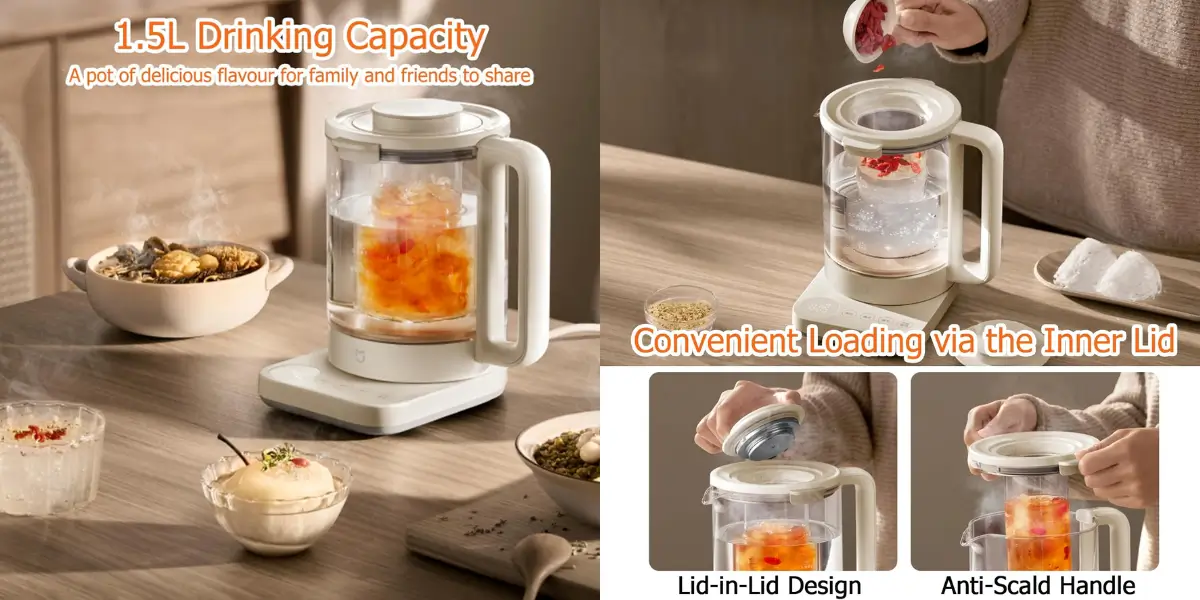 Xiaomi Mijia Health Pot S2 Multifunctional Electric Kettle - image 3