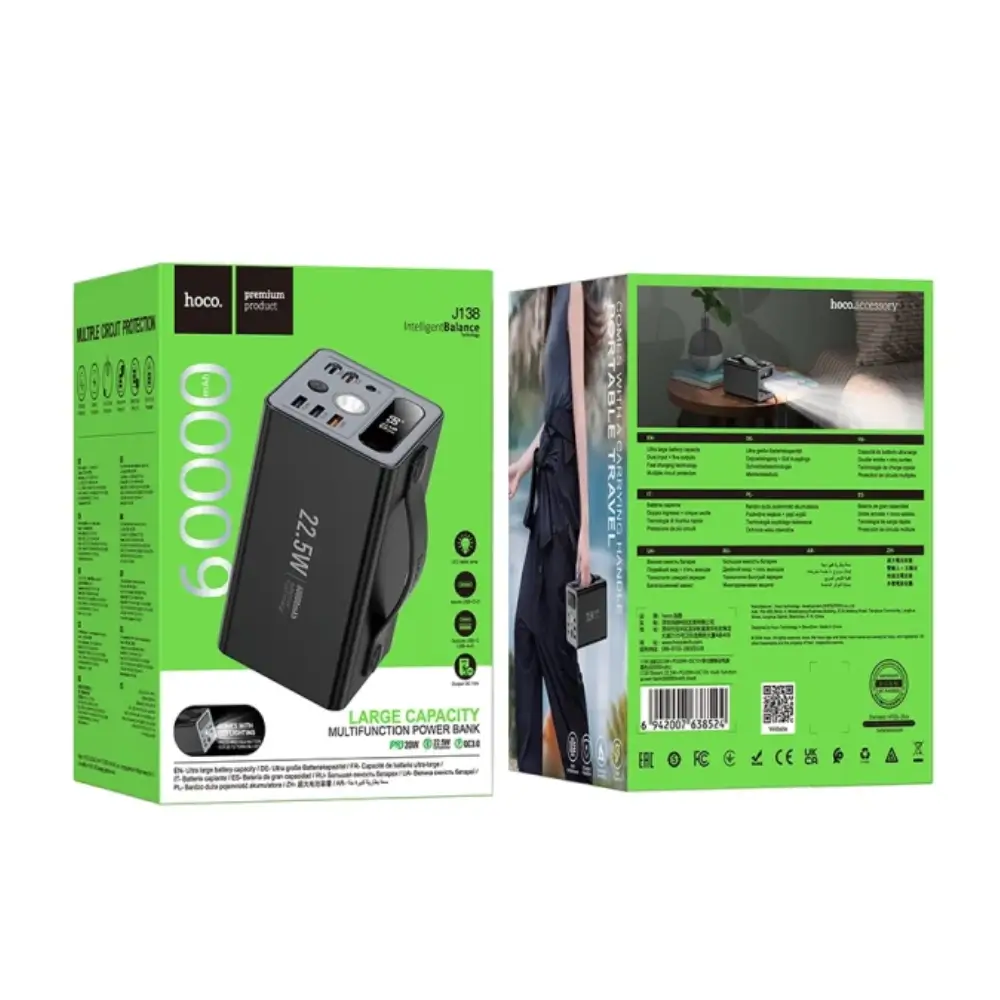 Hoco J138 Distant 60000mAh power bank main view