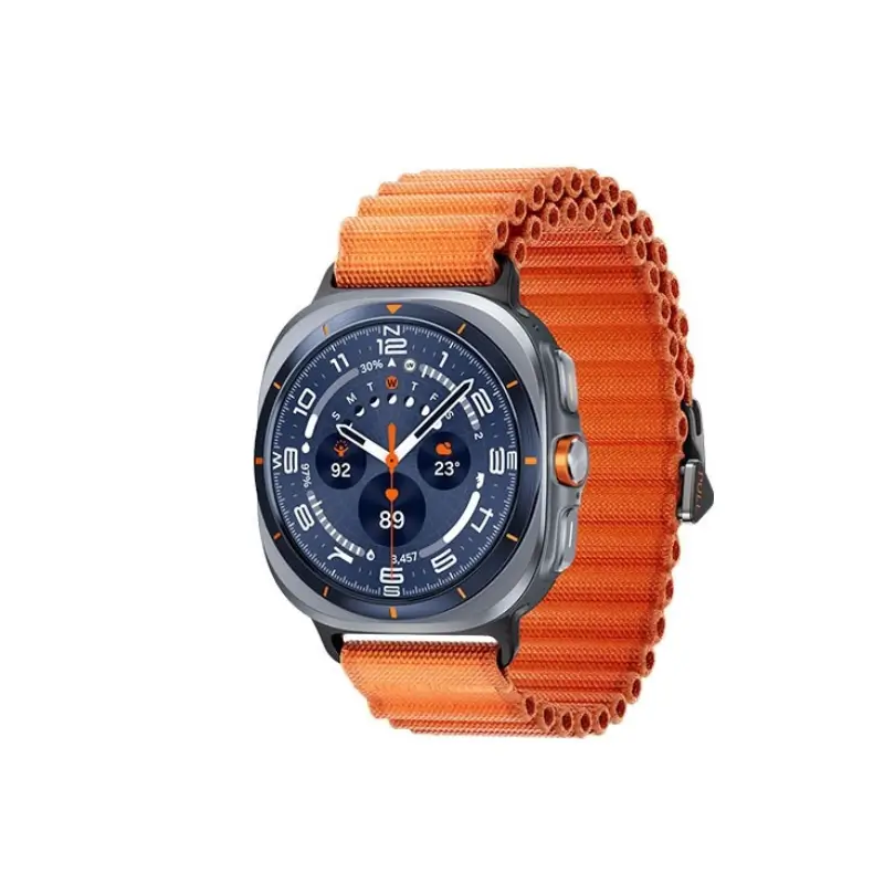 Samsung Galaxy Watch Ultra 2025 titanium smartwatch front view Samsung Galaxy Watch Ultra 2025 titanium smartwatch front view