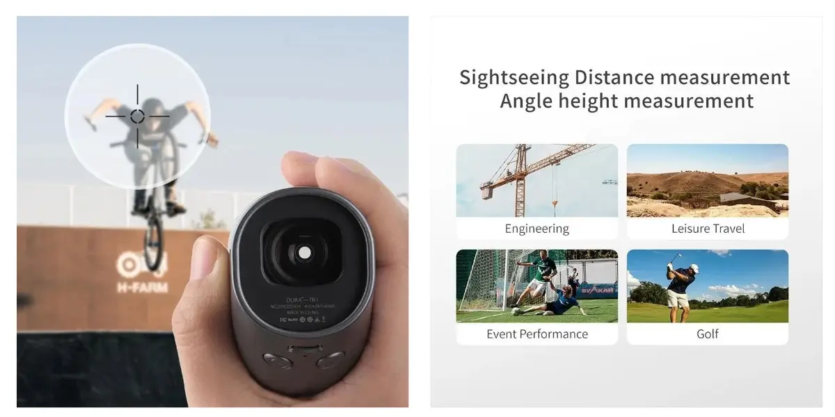 ATuMan DUKA TR1 6X Laser Rangefinder Telescope