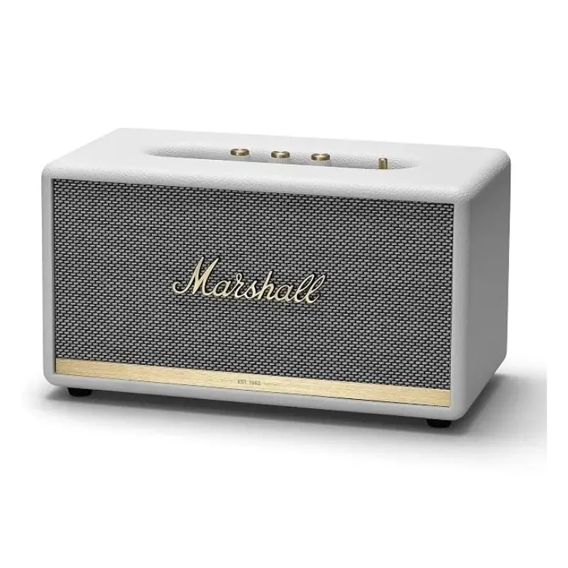 Marshall Woburn II Bluetooth speaker in black front view Marshall Woburn II Bluetooth speaker in black front view