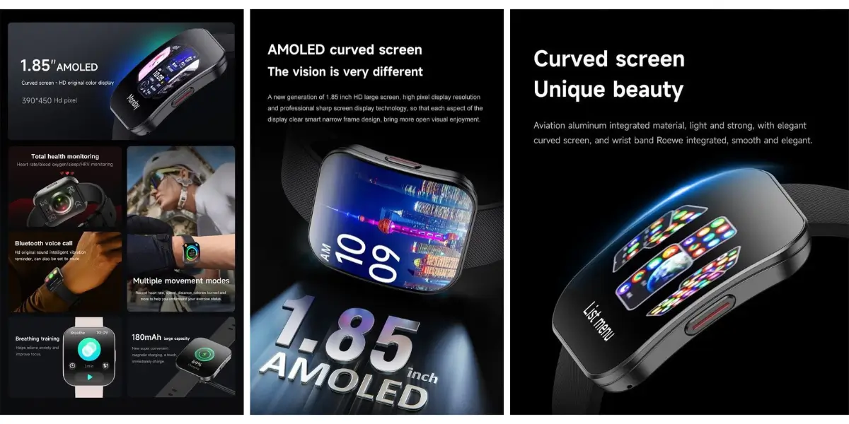 VALDUS VS61 PRO Fashion Smart Watch with AMOLED Display