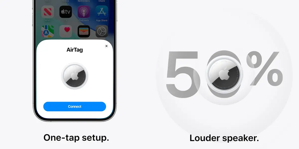 Apple AirTag (2nd Generation) Bluetooth Item Tracker