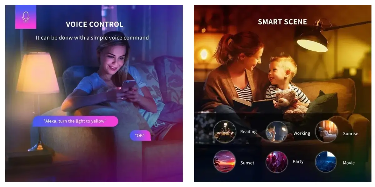 Xiaomi Yeelight W3 E26 Smart RGB Bulb with 16 Million Colors