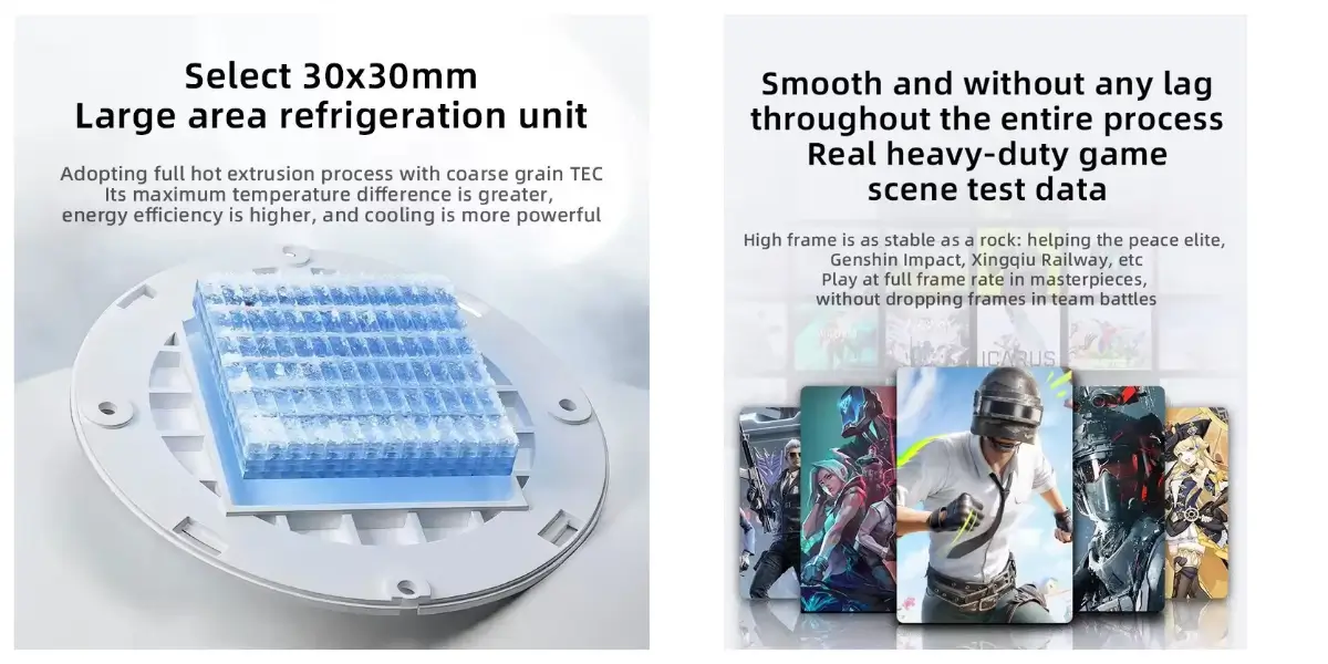 PIVA X30 Magnetic Phone Cooling Fan with RGB Light - image 2