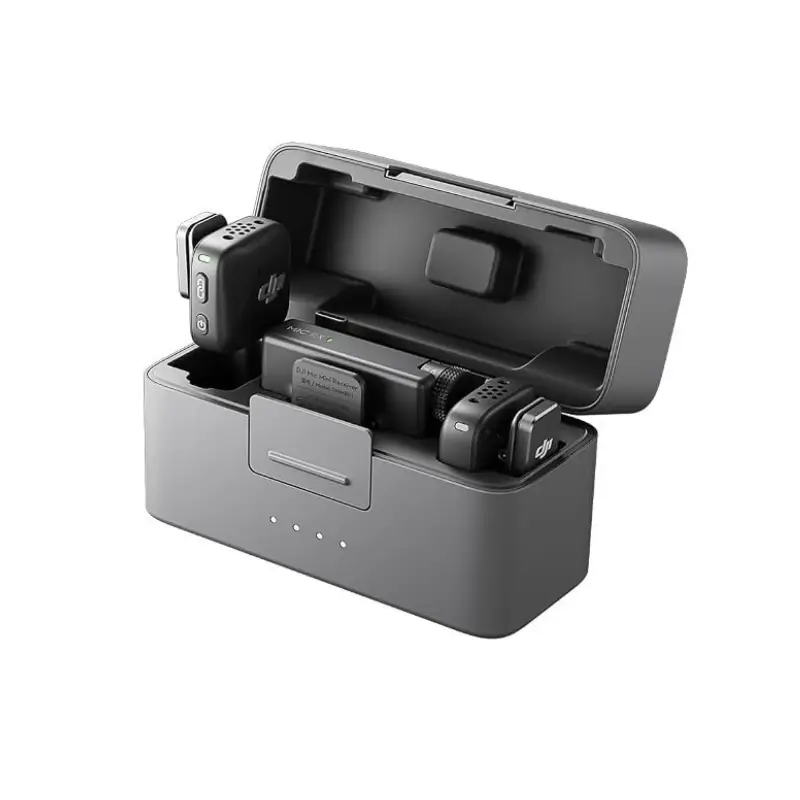 DJI Mic Mini 2 wireless microphone kit with charging case DJI Mic Mini 2 wireless microphone kit with charging case