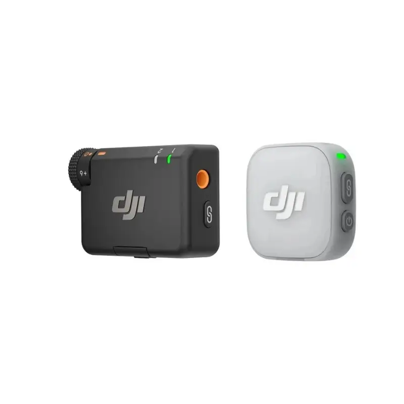 DJI Mic Mini 2 wireless microphone transmitter and receiver set DJI Mic Mini 2 wireless microphone transmitter and receiver set