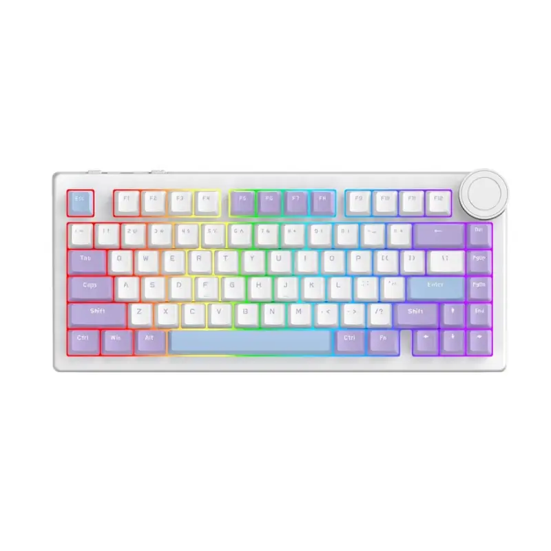 AJAZZ AK820V2 wireless mechanical keyboard with smart display and knob
