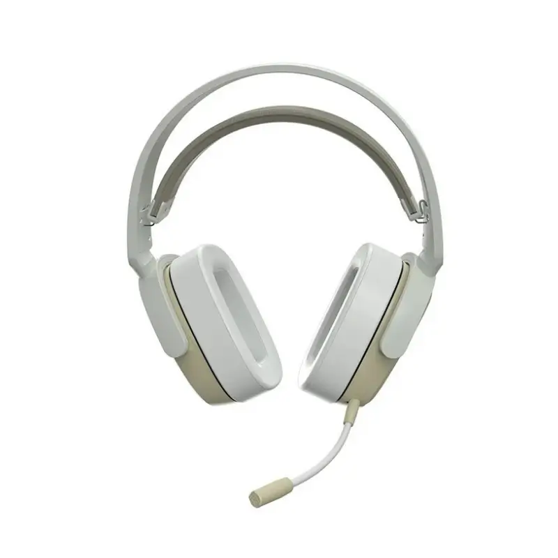 AJAZZ AHM09 MAX tri-mode wireless gaming headphone in front view AJAZZ AHM09 MAX tri-mode wireless gaming headphone in front view
