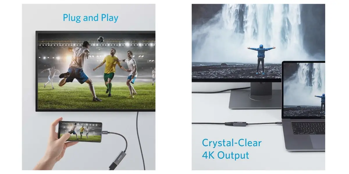 Anker USB C to HDMI Adapter with 4K@60Hz Video Output