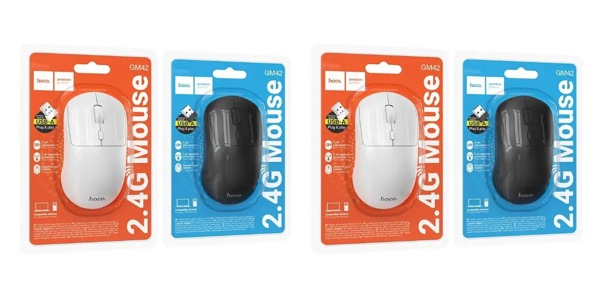 Hoco GM42 Platino Wireless Mouse With 2.4G Connectivity - image 2