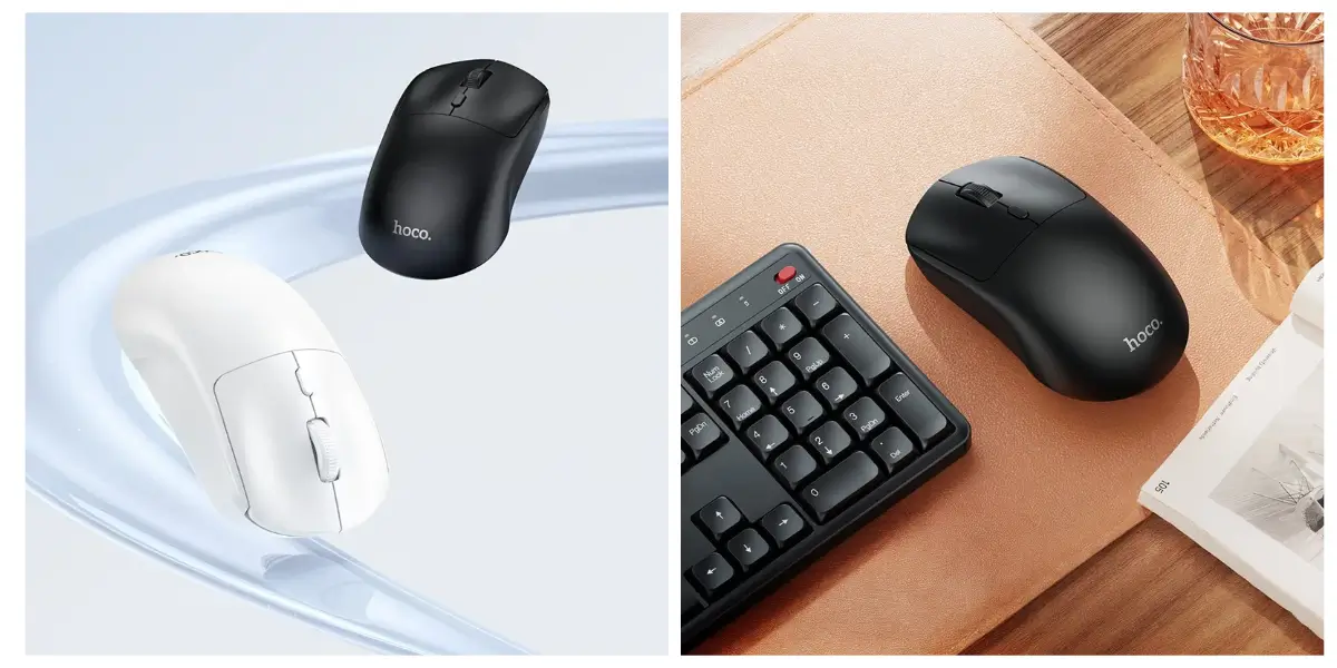 Hoco GM42 Platino Wireless Mouse With 2.4G Connectivity