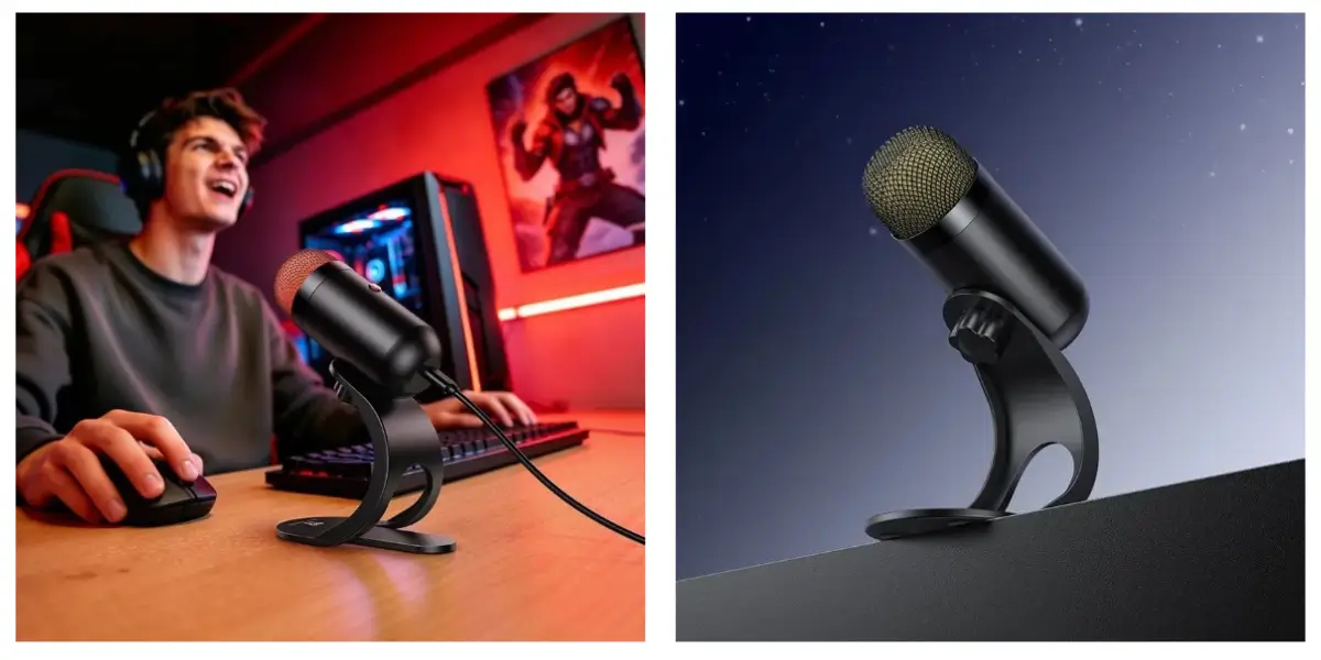 Hoco L50 Profit USB Gaming Microphone with RGB Lighting