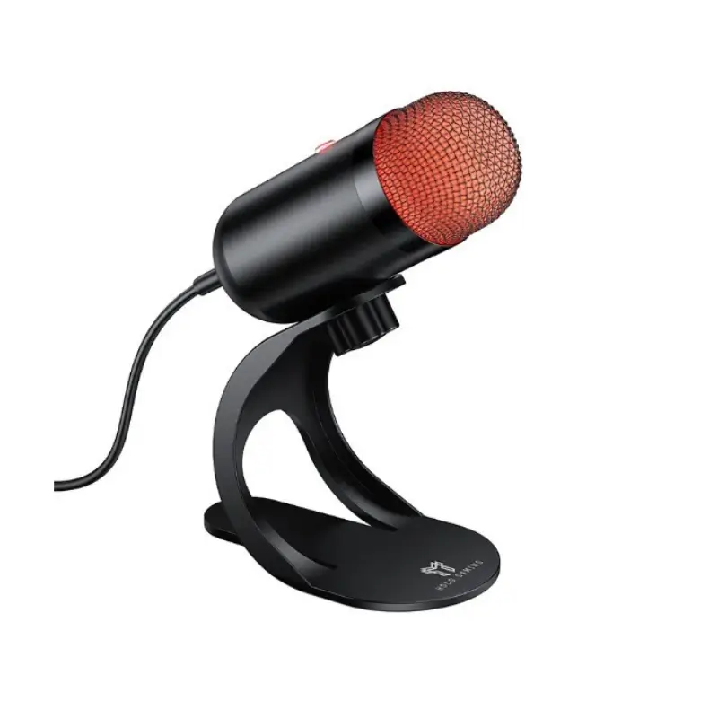 Hoco L50 Profit USB gaming microphone on desk setup Hoco L50 Profit USB gaming microphone on desk setup