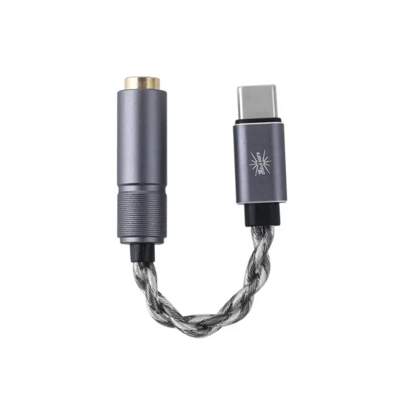 Kiwi Ears AD1 Pro USB-C to 3.5mm DAC dongle front view Kiwi Ears AD1 Pro USB-C to 3.5mm DAC dongle front view