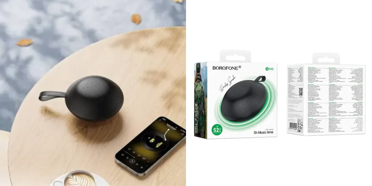 Borofone BR48 UFO Portable Bluetooth Speaker with TWS Pairing