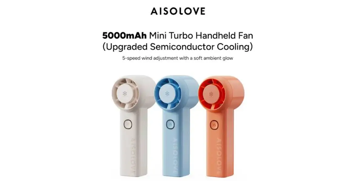 Xiaomi AISOLOVE F03 Semiconductor Cooling Fan with 5000mAh Battery