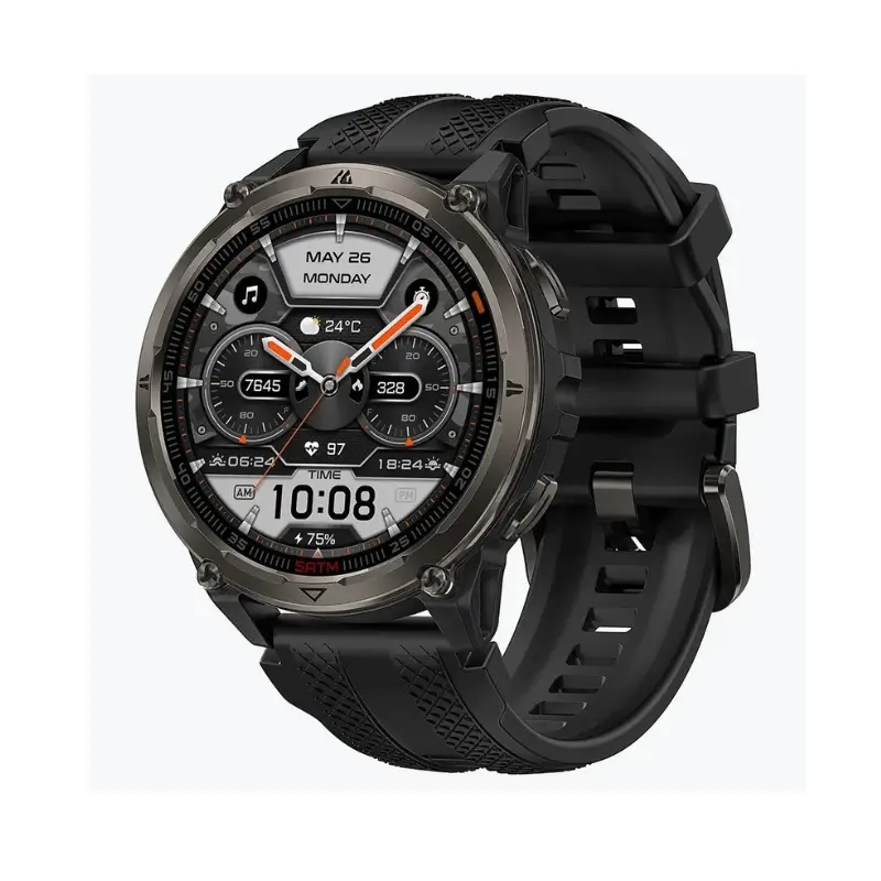 KOSPET ORB 2 waterproof smartwatch front view with zinc alloy bezel KOSPET ORB 2 waterproof smartwatch front view with zinc alloy bezel