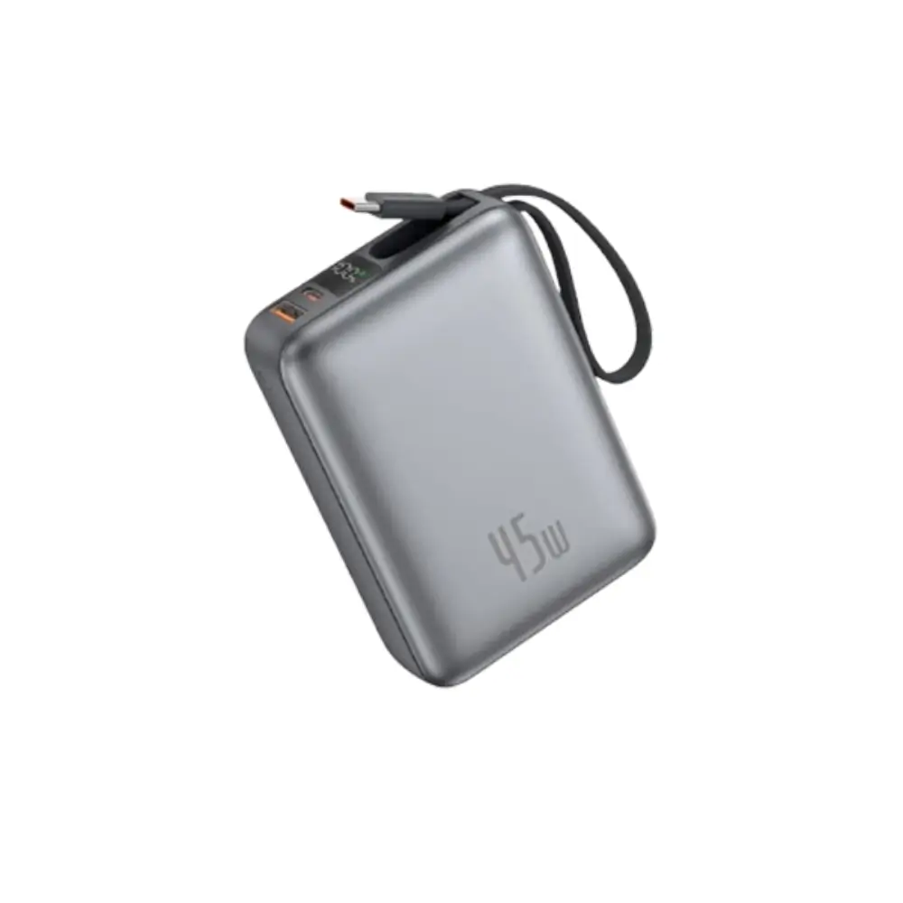 Close-up of PX138 power bank's 45W fast charging port Close-up of PX138 power bank's 45W fast charging port