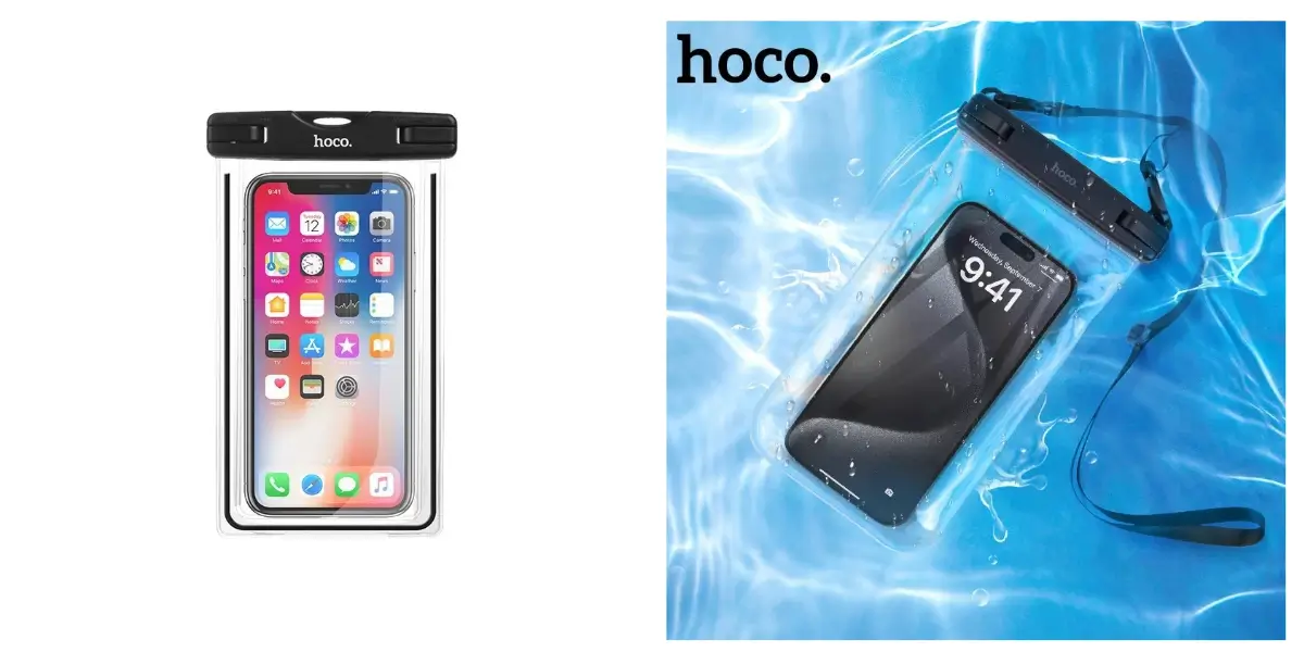 HOCO HX54 Waterproof Phone Pouch for Swimming & Beach