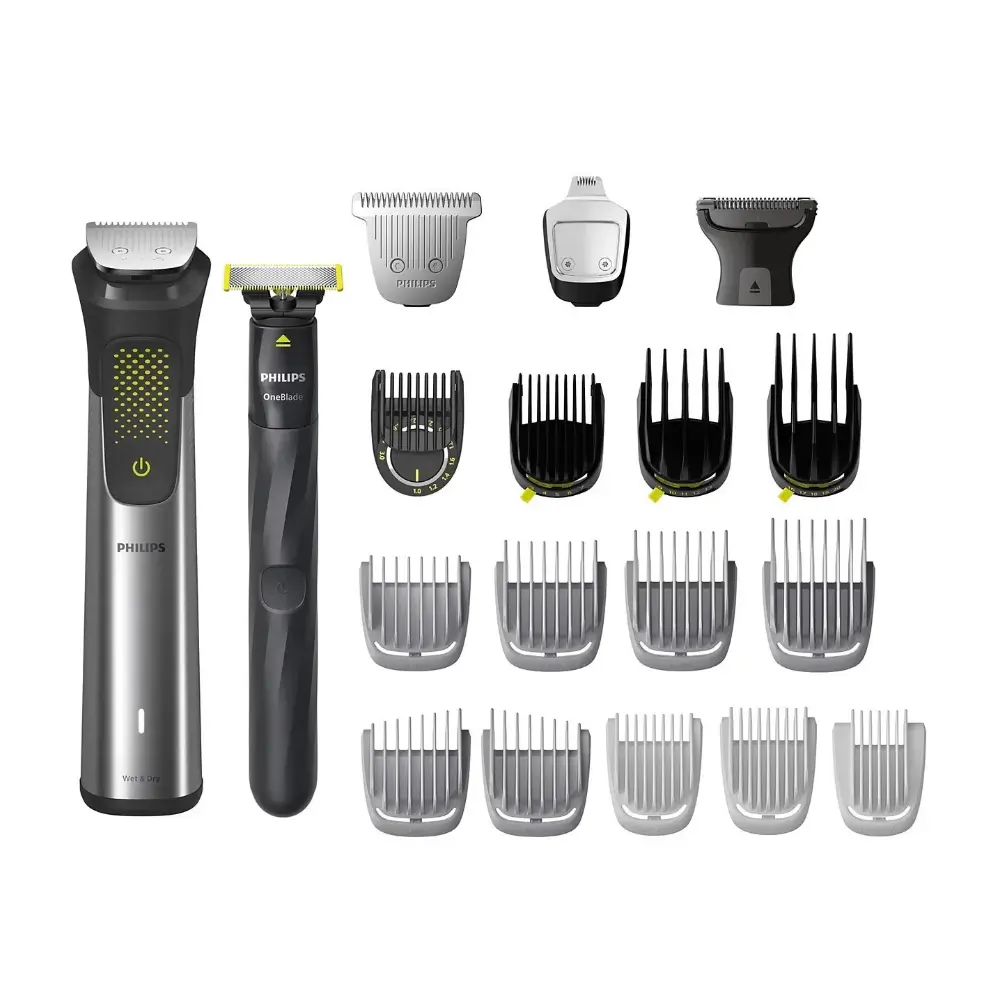 Philips MG9553/15 Series 9000 20-in-1 trimmer on white background Philips MG9553/15 Series 9000 20-in-1 trimmer on white background
