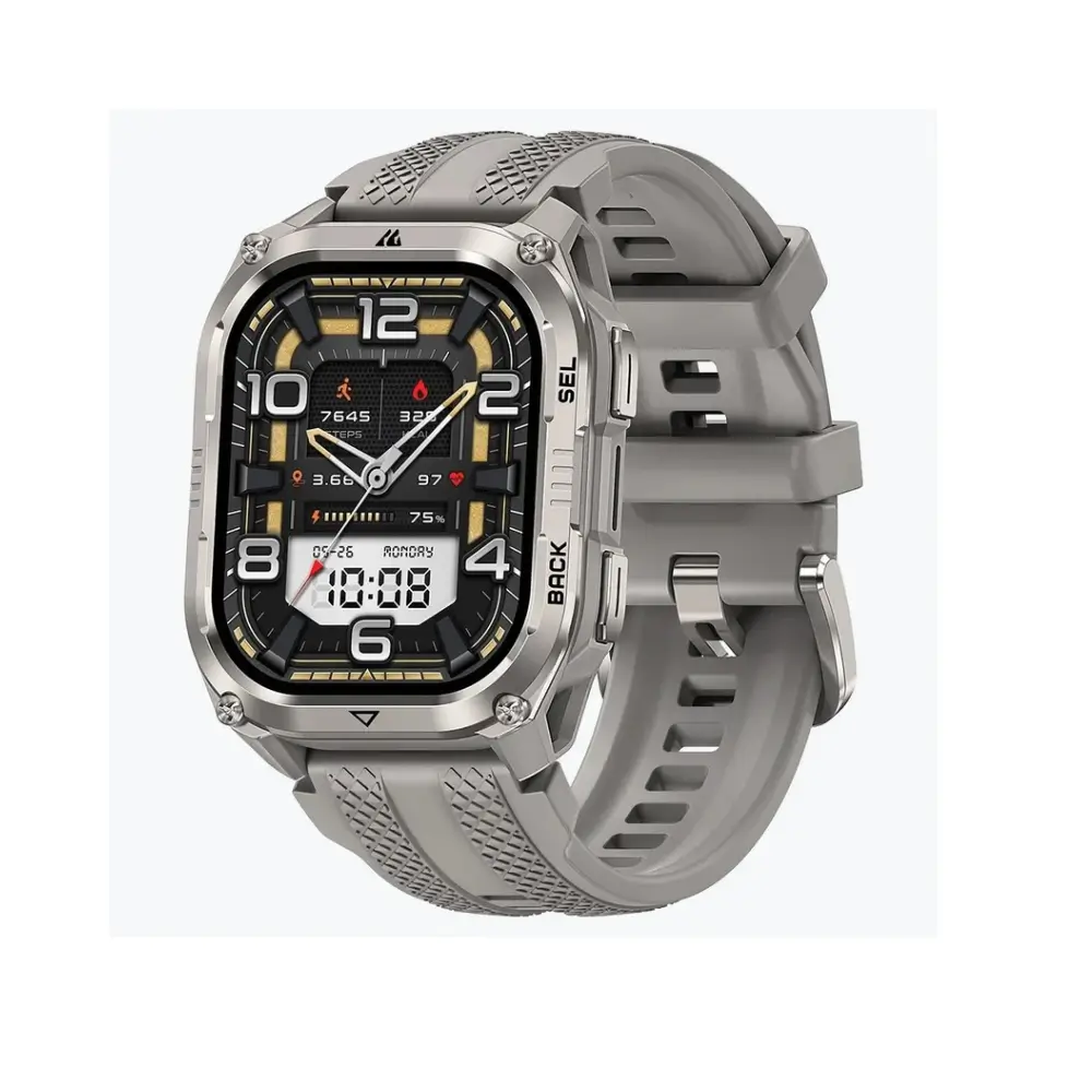Close-up of KOSPET Pulse 2 metal bezel and Gorilla Glass