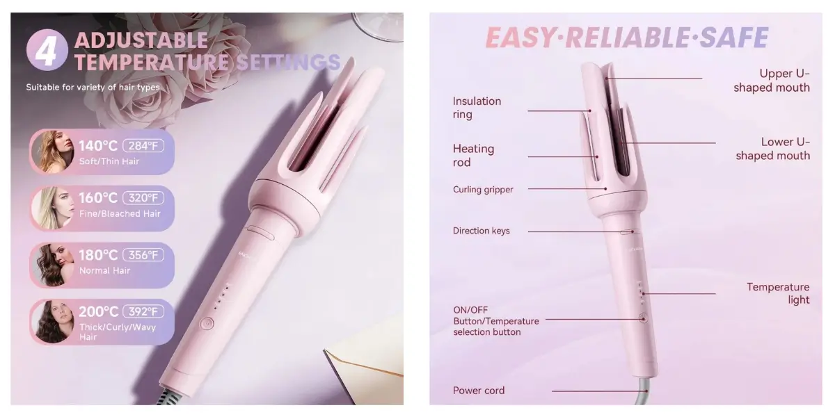 Enchen H5 Auto Ceramic Hair Curler