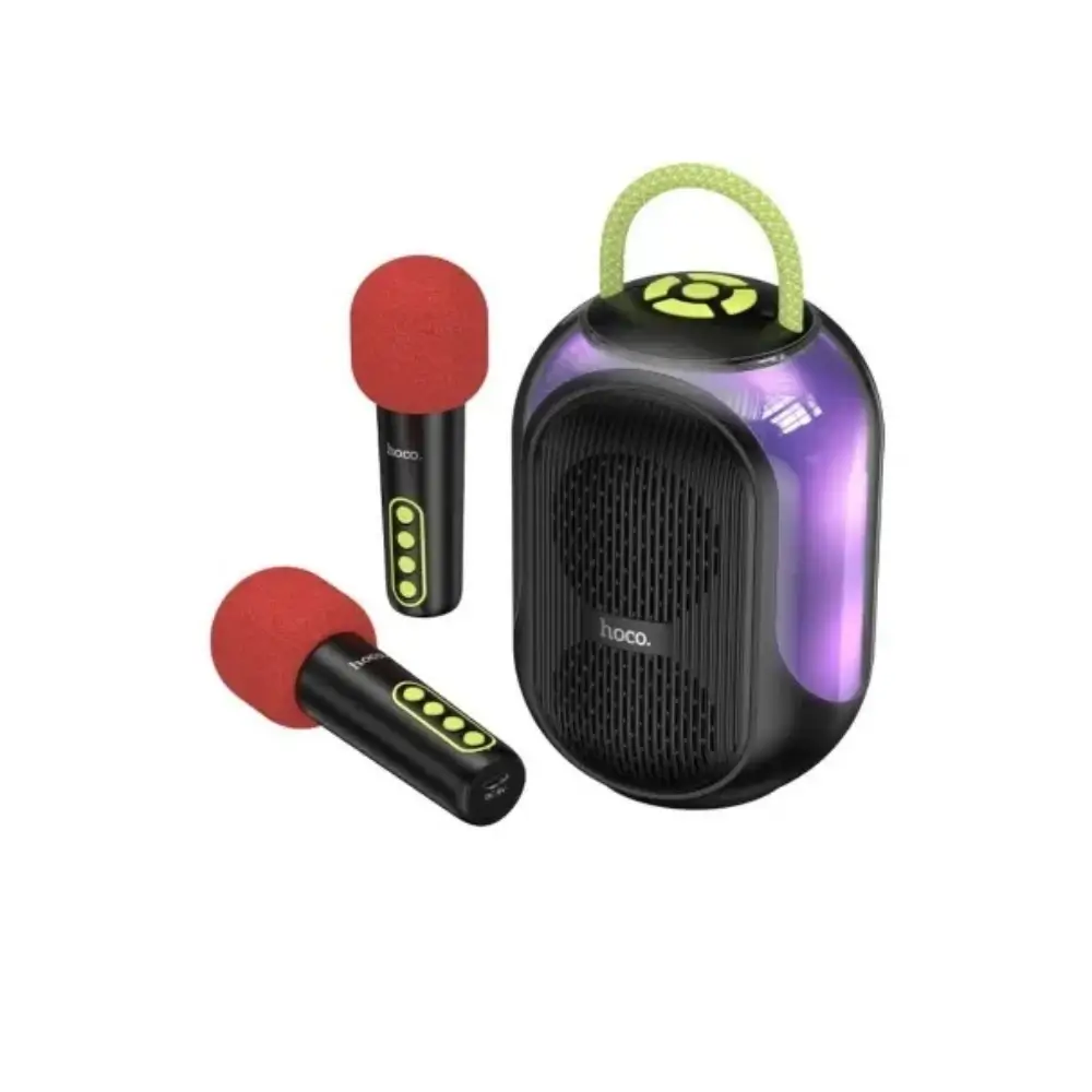 Hoco DS68 speaker glowing with dynamic RGB light effects Hoco DS68 speaker glowing with dynamic RGB light effects
