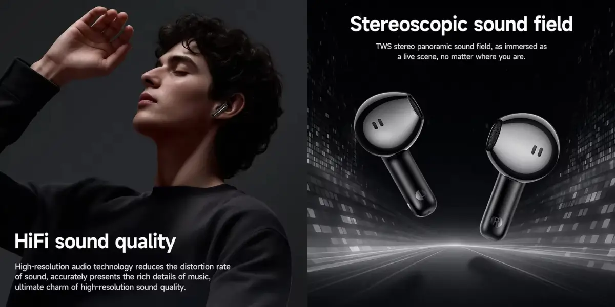 Hoco EQ33 Gem Wireless Earbuds with App Control