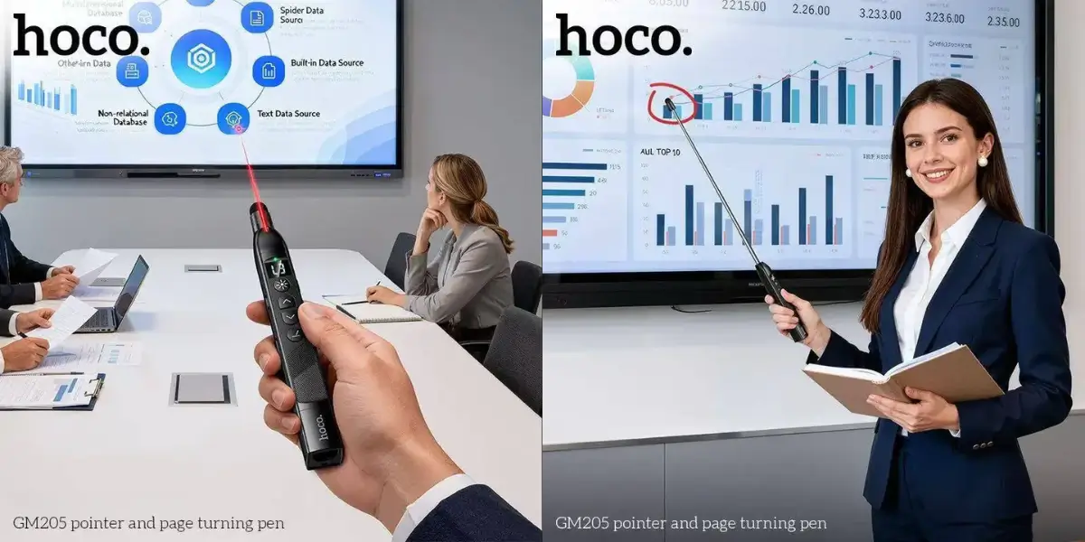 Hoco GM205 3-in-1 Wireless Presentation Remote