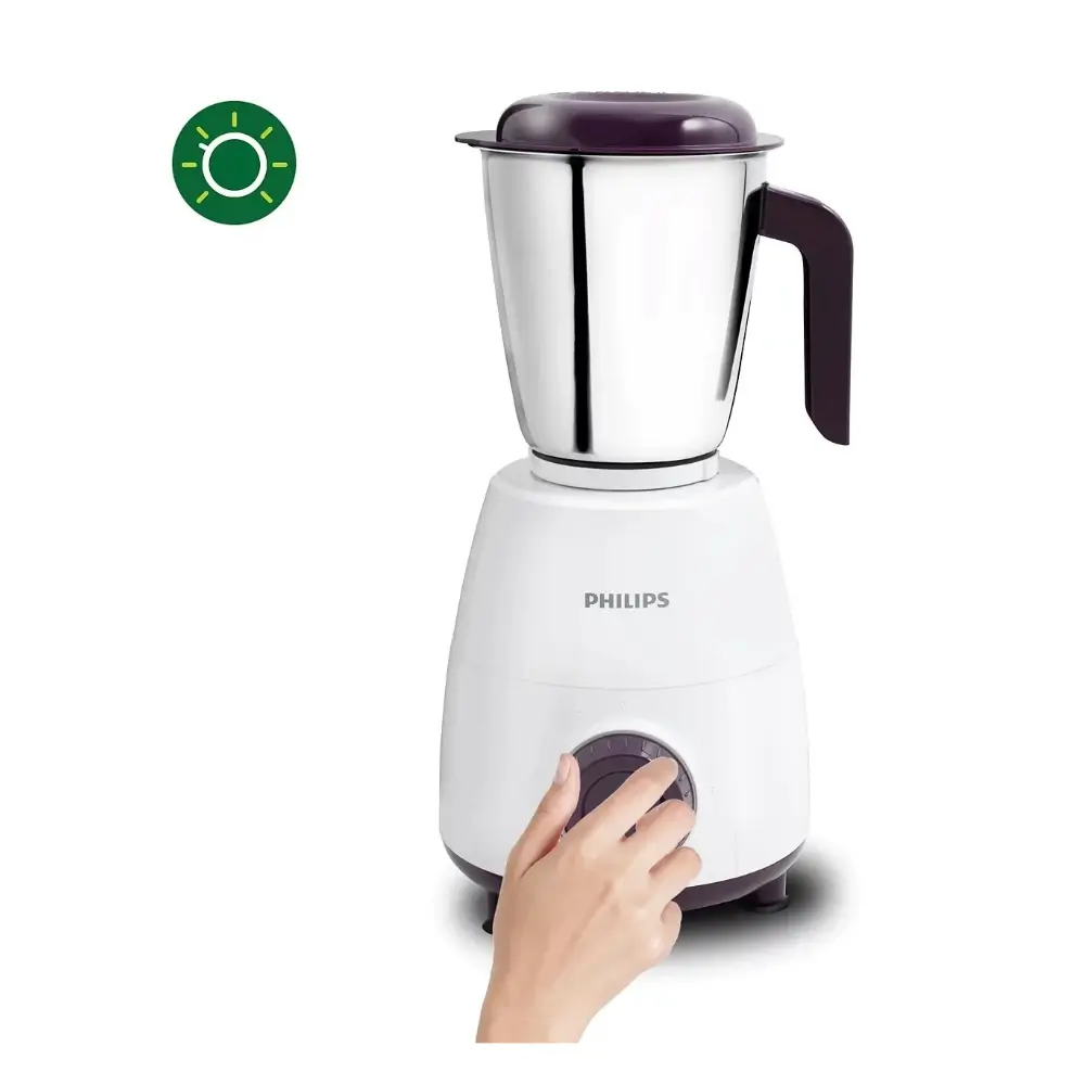 Pulse and 3-speed control knob on the Philips HL7505 mixer grinder