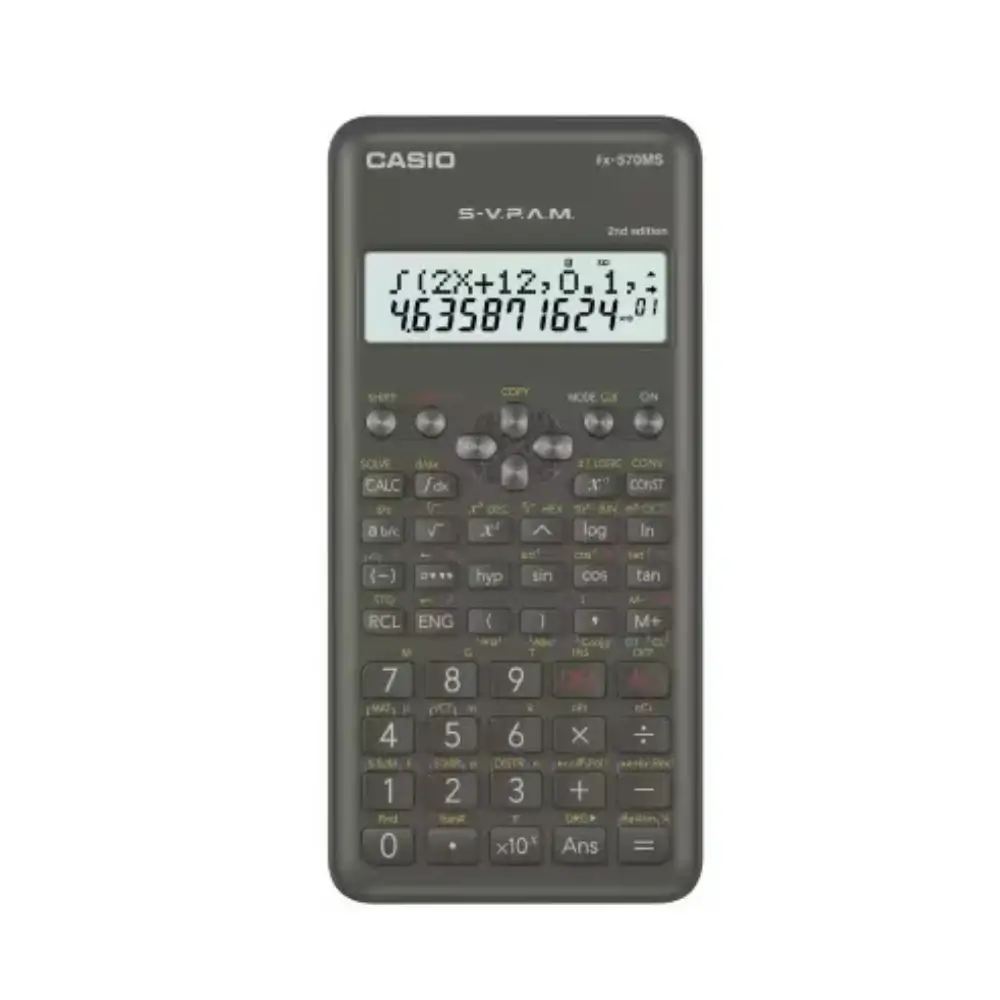 Casio fx-570MS-2 scientific calculator with dot matrix display Casio fx-570MS-2 scientific calculator with dot matrix display