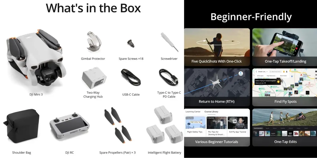 DJI Mini 3 Fly More Combo Drone with 4K HDR Camera - image 2