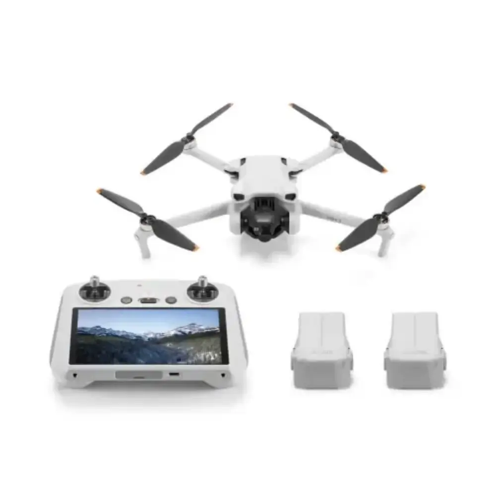 DJI Mini 3 drone capturing 4K aerial video DJI Mini 3 drone capturing 4K aerial video