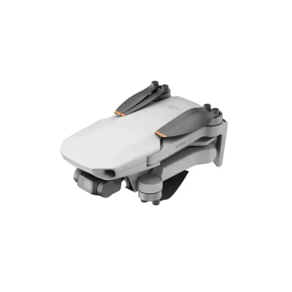 DJI Mini 4K gray camera drone front view DJI Mini 4K gray camera drone front view