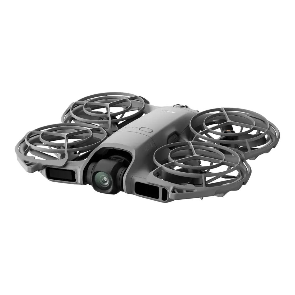 DJI Neo 2 propeller guards feature close-up DJI Neo 2 propeller guards feature close-up