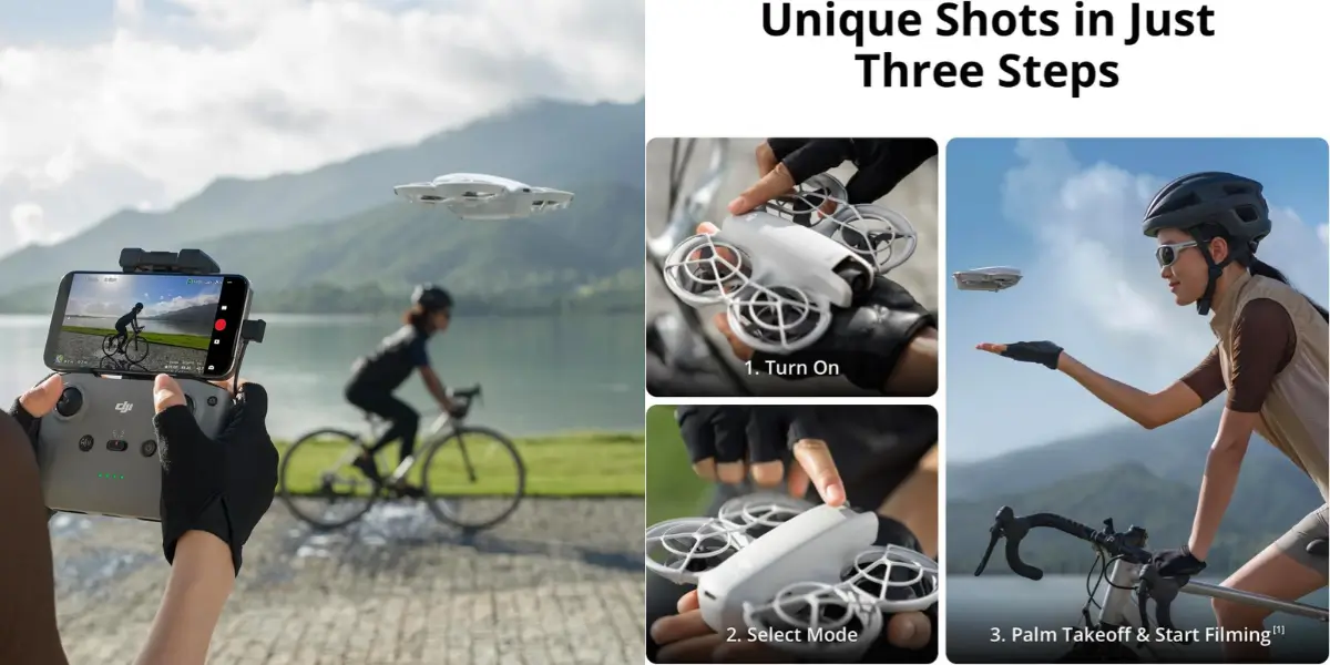 DJI Neo 4K Mini Drone with Palm Takeoff for Adults