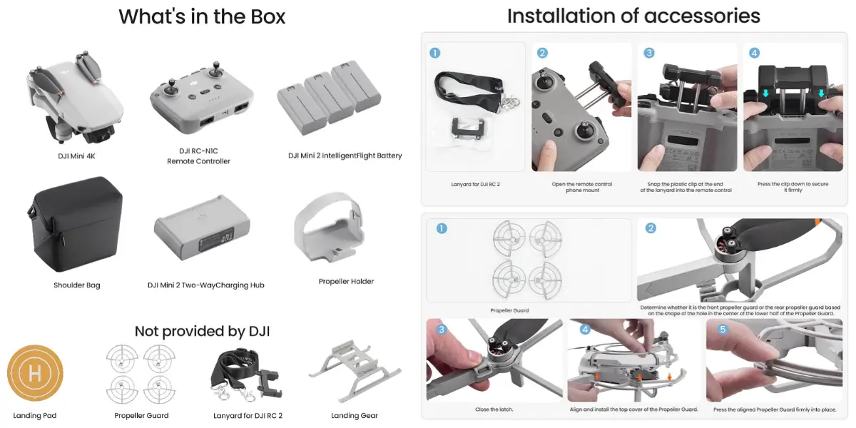 DJI Mini 4K Fly More Combo Camera Drone for Beginners