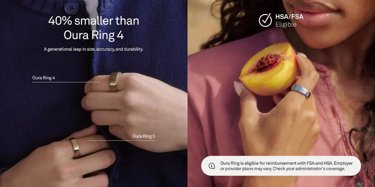 OURA Ring 5 Smart Ring with Sleep & Health Tracking - image 2